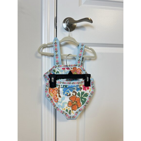 BEACH RIOT Girls' Little Stella + Janie Bikini Set in Tropical Sands Size 5/6 - Picture 2 of 5